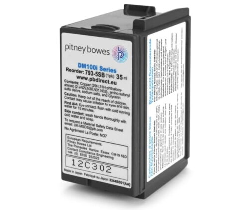 dm100i ink cartridge - 793-5sb | Pitney Bowes Franking Machine Ink