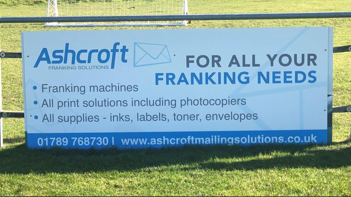 Alcester Town FC Sponsorship Board